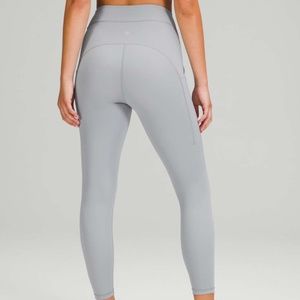 Lululemon Power Thru High-Rise Tight 25" (Rhino Grey)